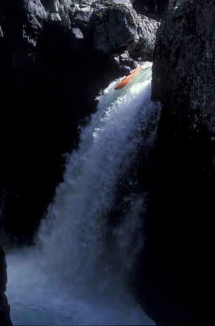 Daniel deep in the moment on the 2004 Seven Rivers Expedition. Photo credit Tommy Hilleke