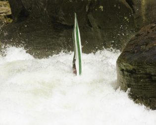 The author with a righteous splat at Pillow. Leisure Sports Photos 